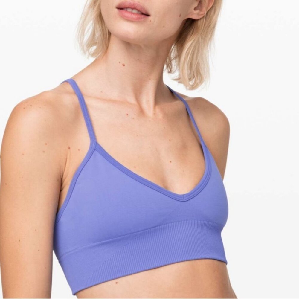 Lululemon Ebb To Street Bra Violet Viola